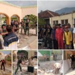 Brigif 4 Marinir/BS Gelar Baksos Gotong Royong Pembongkaran Masjid An-Nur Hikmah Di Desa Sanggi IMG-20260728-WA0008